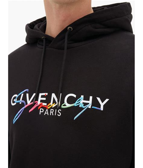 sweat a capuche givenchy|givenchy crest sweatshirt.